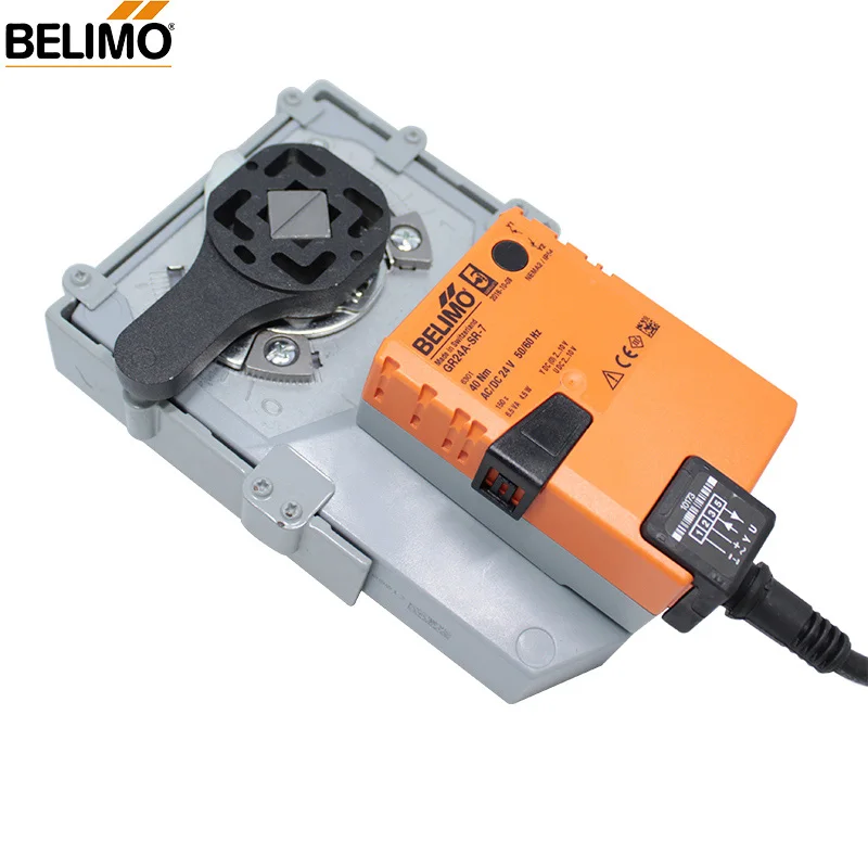 BELIMO 40Nm GR24A-SR-7 Modulating Rotary Actuator for Rotary Valves GR24A-SR-5 with Mounting Flange