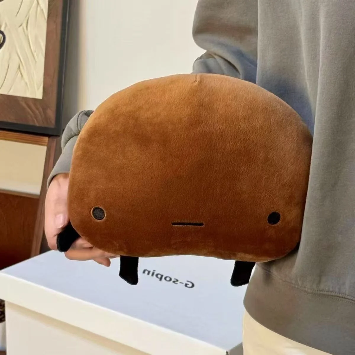 Divertido Peluche de Patata Triste, Juguete de Peluche Creativo y Abstracto, Cojín Suave para Oficina, Siesta de Estudiantes, Regalo de Cumpleaños, Decoración del Hogar