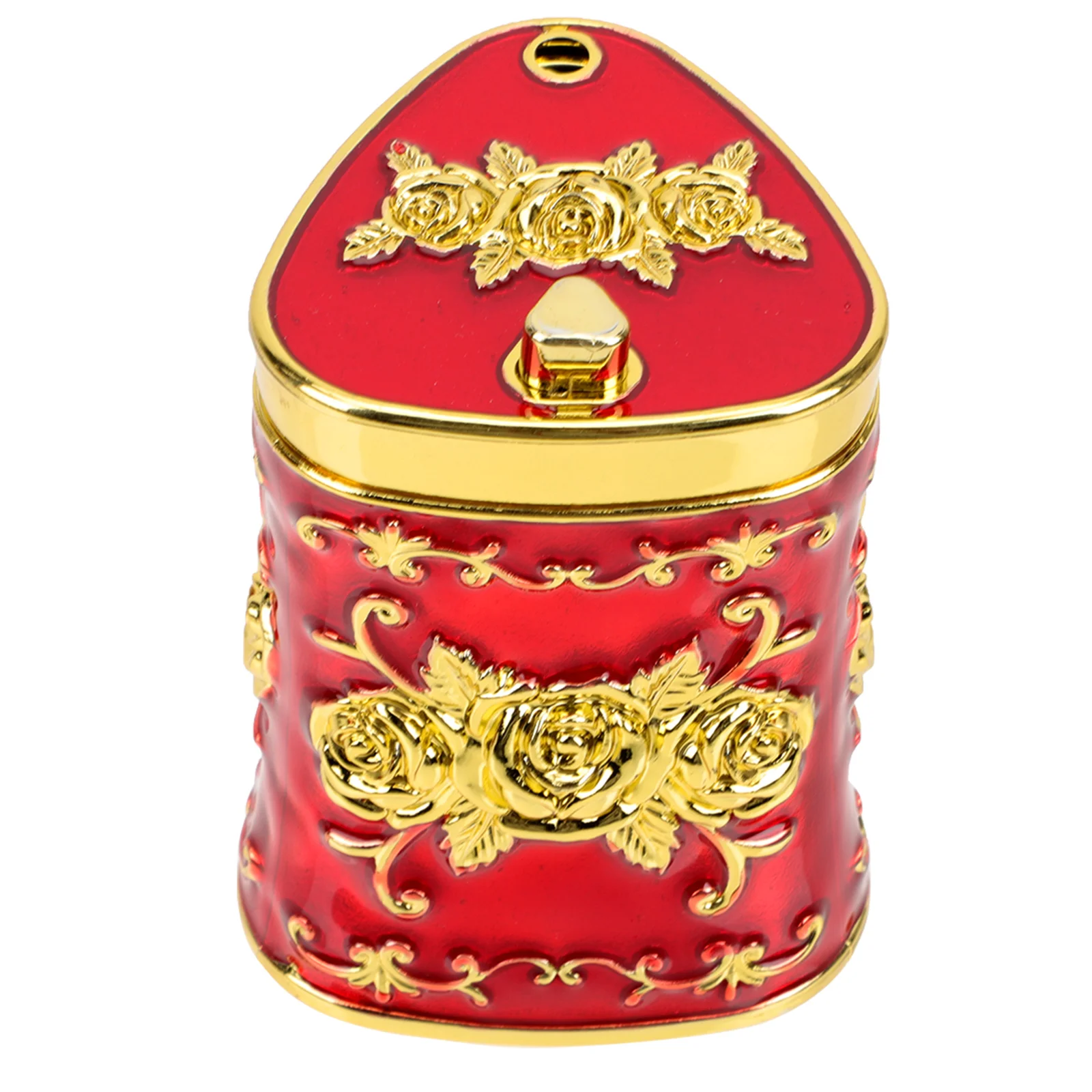 

Rose Decorative Toothpick Holder Premium Material Sturdy Toothpick Box for Home Restaurant Kitchen Retro Embossment Storage