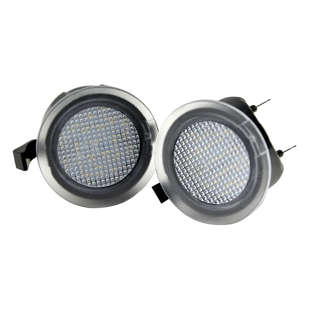 

2x 6000K LED Under Mirror Light Puddle lamps Car-Styl 2015-2020 Fit For Chevrolet Suburban For Chevrolet Tahoe