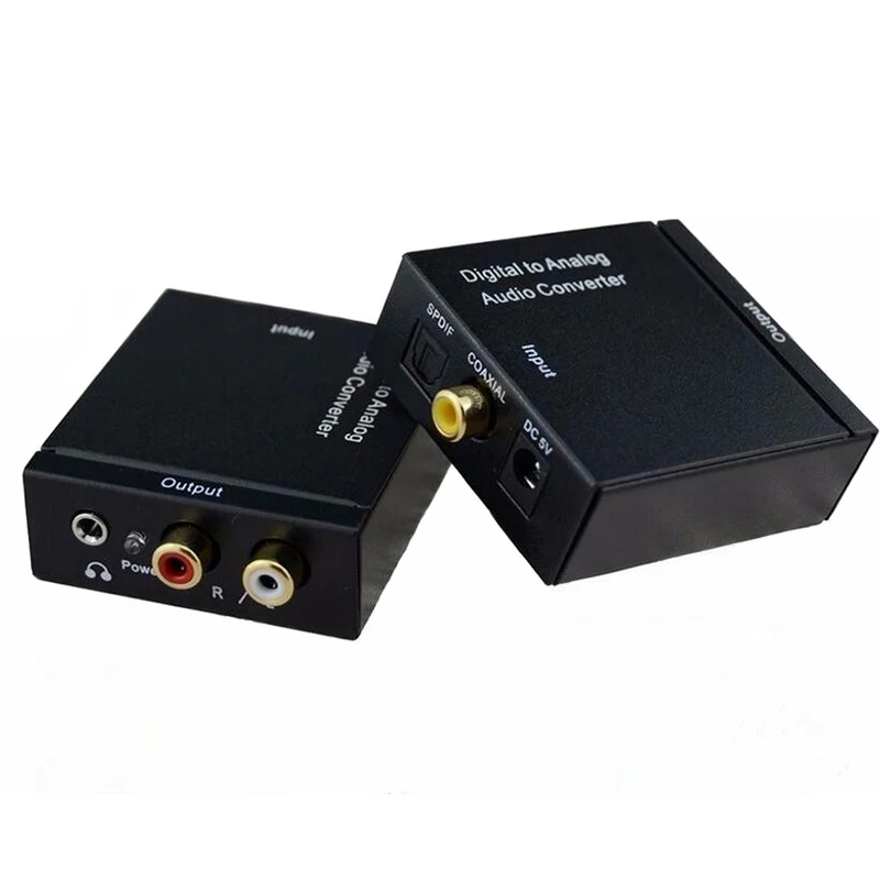 

Audio Converter Fiber Optic Coaxial to Analog with 3.5 Rl-DTA3.5B1