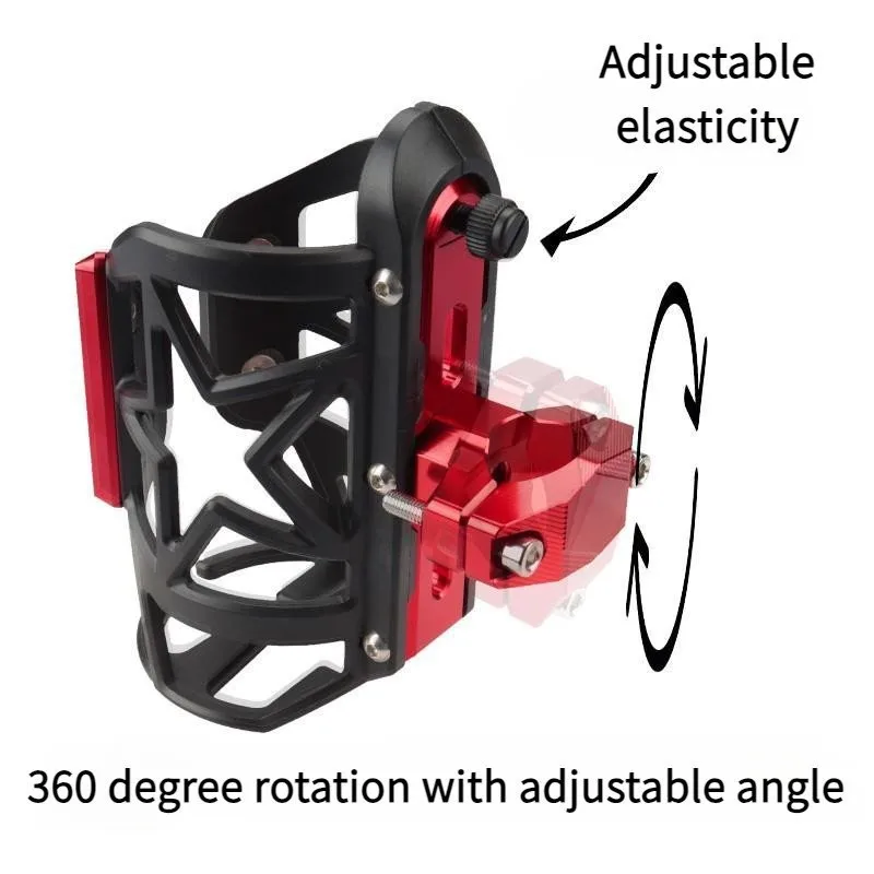 ل SYM Husky Adv 150 دراجة نارية الوفير المشروبات شرب الماء كأس قوس المقود البلاستيك السفر غلاية زجاجة حامل حامل #4