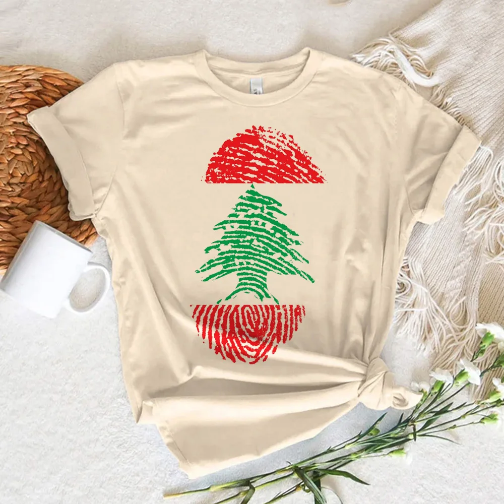 Lebanon top women trendy t-shirts girl funny clothing