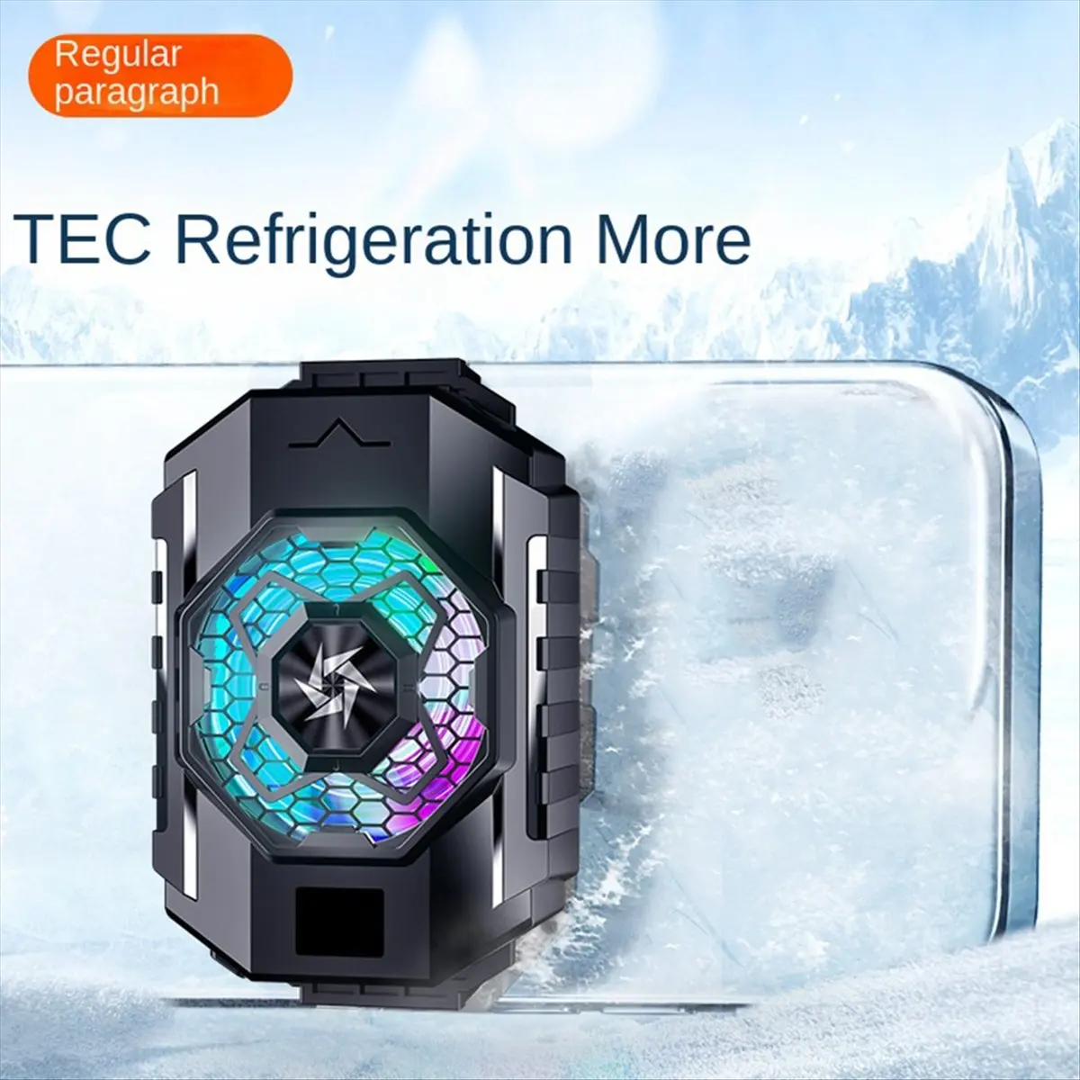 SL31 Mobile Phone Cooler Cooling Fan Radiator for Cellphones,B Y80A