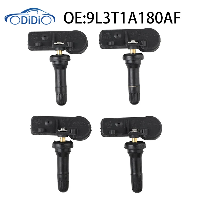 

4PCS 9L3T1A180AF TPMS Tire Pressure Sensor 9L3T-1A180-AF for Ford Escape Expedition Focus Fusion E-150 F-150 Mustang Lincoln MKC