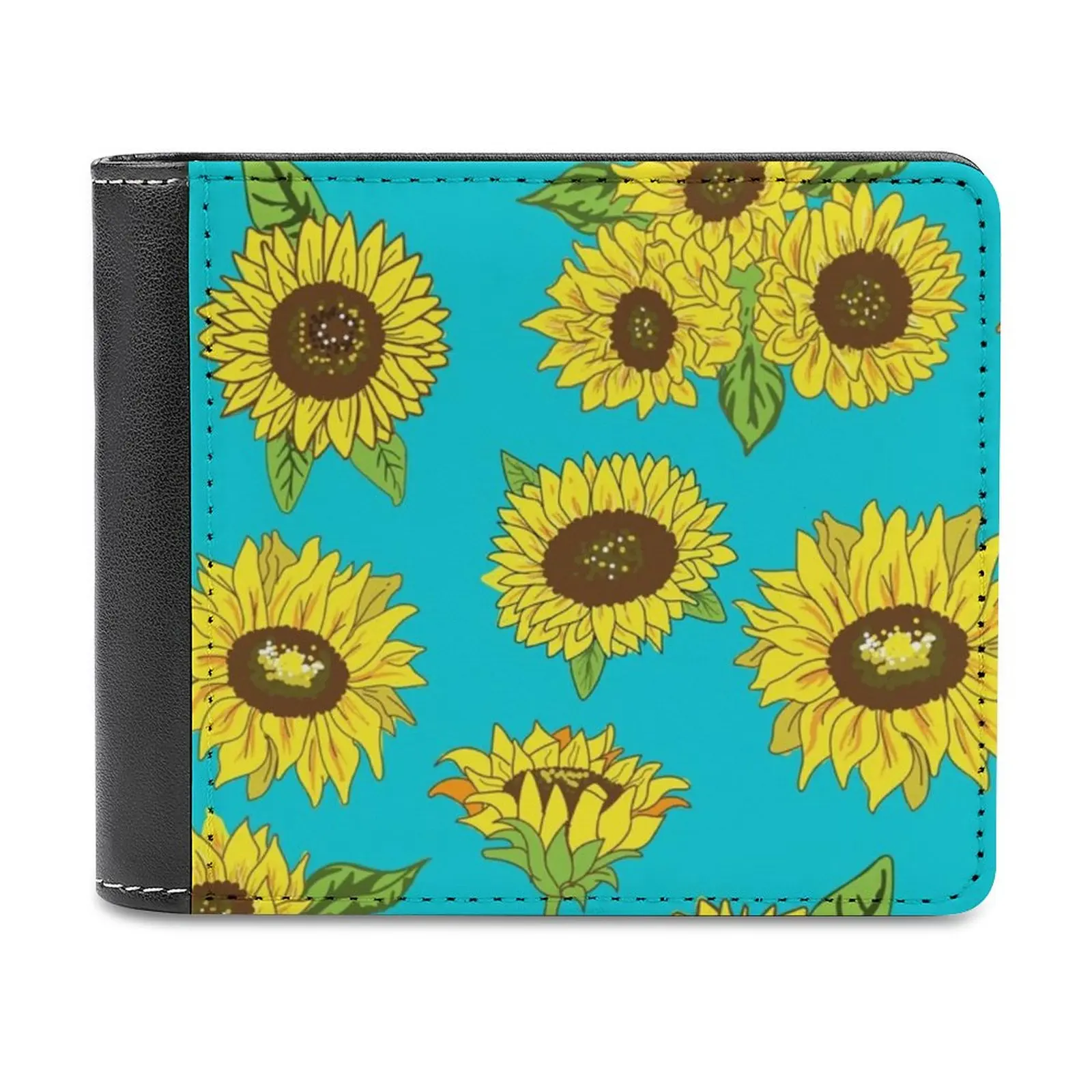 

Leather Wallet Men Classic Black Purse Credit Card Holder Fashion Men's Wallet Digital Drawing Vector Illustrator Illustrator
