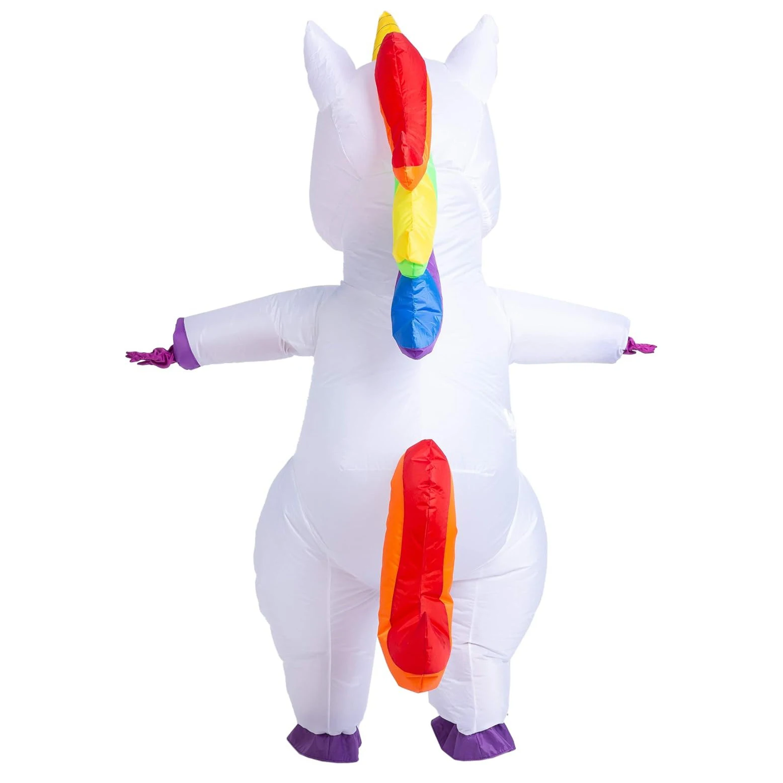 Inflatable Unicorn Costume Adult Halloween Blow‑up Fancy Dress Cosplay Outfit for Carnival Party - view 6