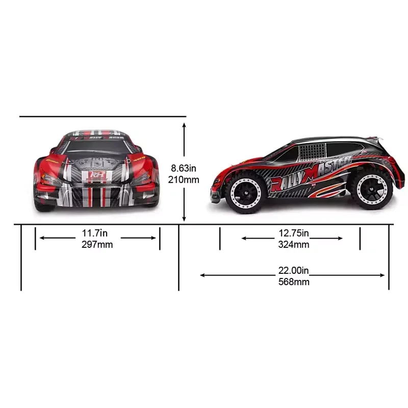 Zz لـ Remo Hobby 8085 2.4Ghz سيارة بدون فرش تعمل بالتحكم عن بعد 45A ESC على الطرق الوعرة 1/8 RC سيارة 4X4 سيارة رالي كهربائية عالية السرعة RC