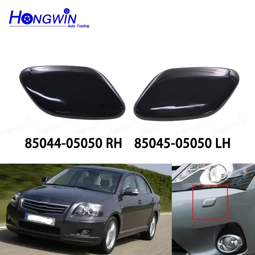 For Toyota Avensis T25 2003 2004 2005 2006 Headlight Washer Spray Cover Headlamp washer Nozzle Lid Cap 85045-05050 85044-05050