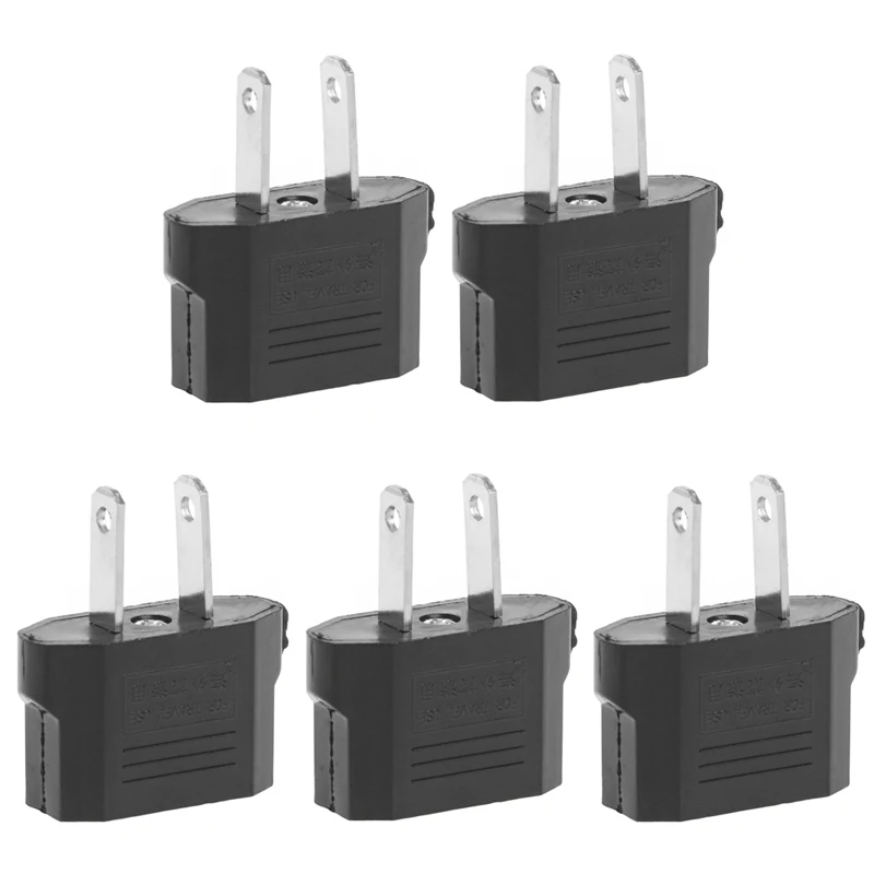 US EU Europe To US Power Converter Travel Adapter Wall Plug Home