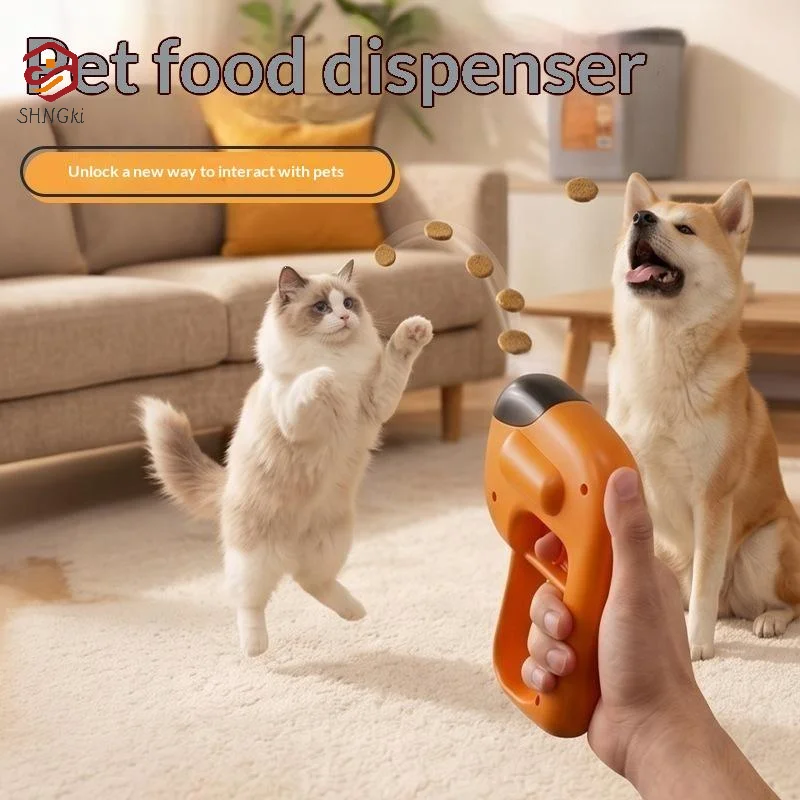 Lanceur de friandises créatif et amusant pour animaux de compagnie, jouet interactif pour chats et chiens avec distributeur de collations lyophilisées, soulagement de l'ennui (1 pièce)