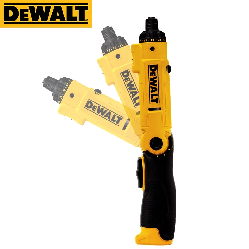 Dewalt DCF008 Cordless Electric Screwdriver With 45 Pieces Drill Bit Set Mini Household Rechargeable Foldable DIY Screwdrivers