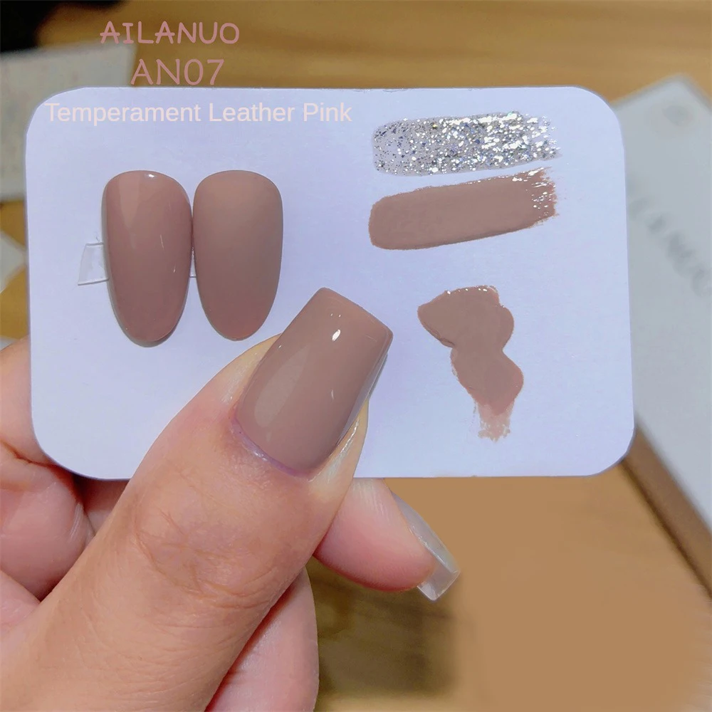 Nowy bordowy klej do paznokci biały i brązowy wybielający brązowy klej do paznokci dyniowy pomarańczowy lakier do paznokci jesień i zima