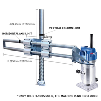 Woodworking tools adjustable trimming machine engraving bracket multi-function workbench gong machine slotting device fixed brac