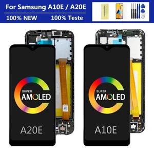 Kualitas Tinggi untuk Samsung A20E A202 Rakitan Digitizer Layar Sentuh Layar Sentuh untuk Layar LCD Samsung A10E A102 SM-A102U 12 tampilan penjualan terbaik galaxy a10 - №
