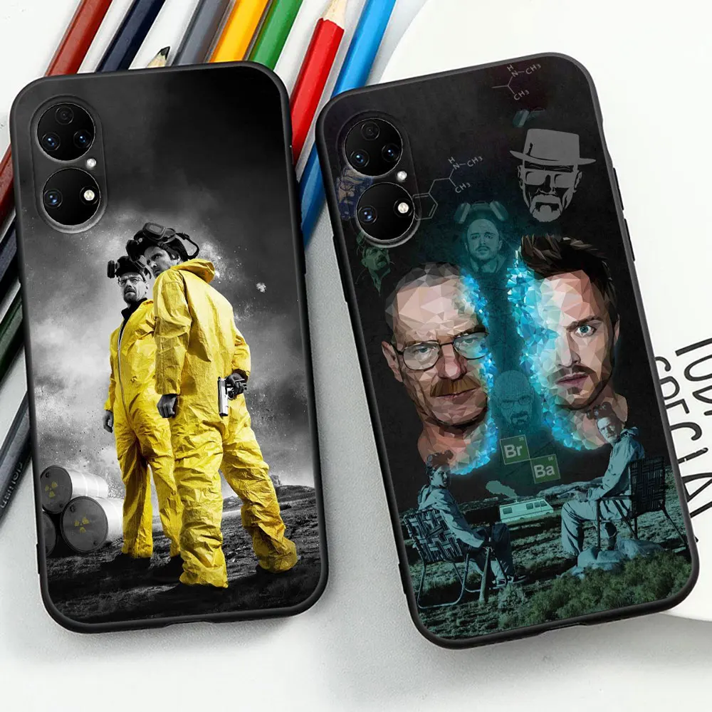 Heisenberg Breaking Bad Phone Case For Huawei P50 P40 P30 P20 P10 Mate 30 20 20X 10 9 Pro Plus Lite 5G Black Soft Silicone Cover