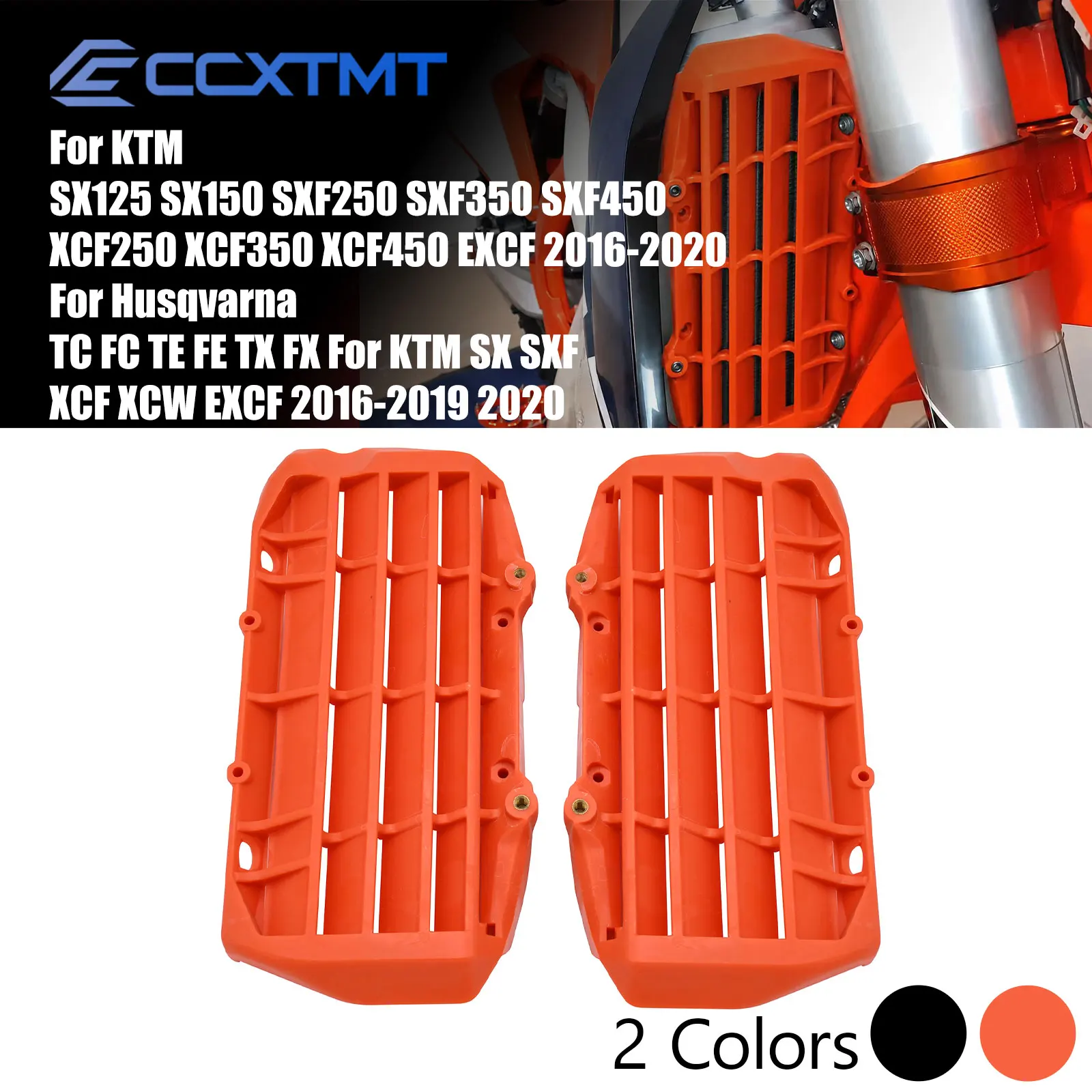 Motorcycle Nylon Radiator Louvres Rad Guards For KTM SX XC XCF XCW EXCF SXF 450 350 250 150 125 For Husqvarna 2016-2019 2020