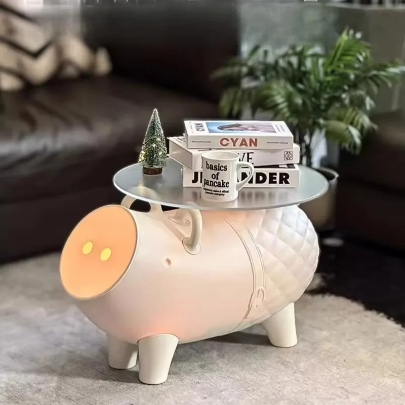 

Multifunctional Tray Side Table Aesthetic Storage Nordic Living Room End Tables Small Design White Mesa De Centro Sala Furniture