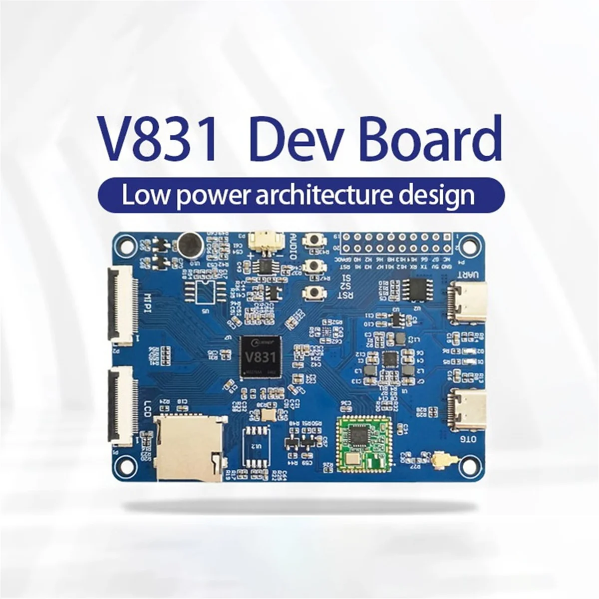 Módulo Placa de Desenvolvimento Portátil Multifuncional, LCPI, Allwinner V831, AIoT, Linux, Vision AI, Python