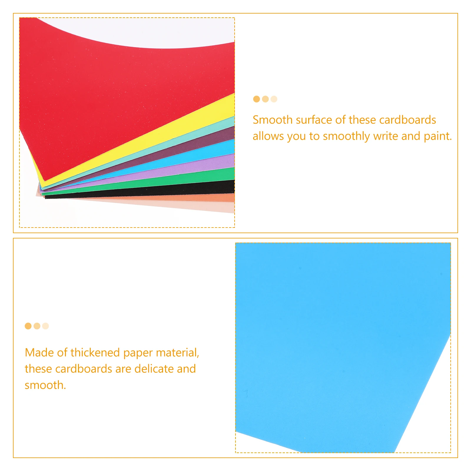 

10pcs Blank Thick Painting Cardboard Thickened Paper For Art Drawing Writing Calligraphy Diy Greeting Cards Sketch Paper Durable