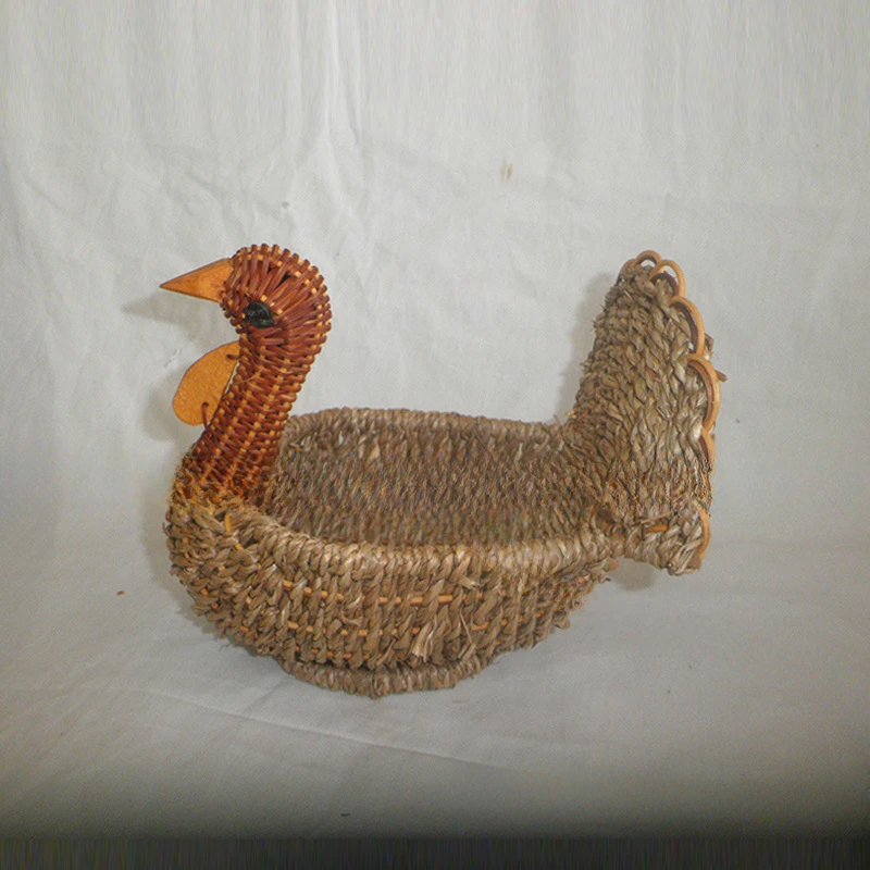 

Manufacturer's direct sales of Mang Woven Basket Grass Woven Turkey Basket Customized and Handmade Woven Basket