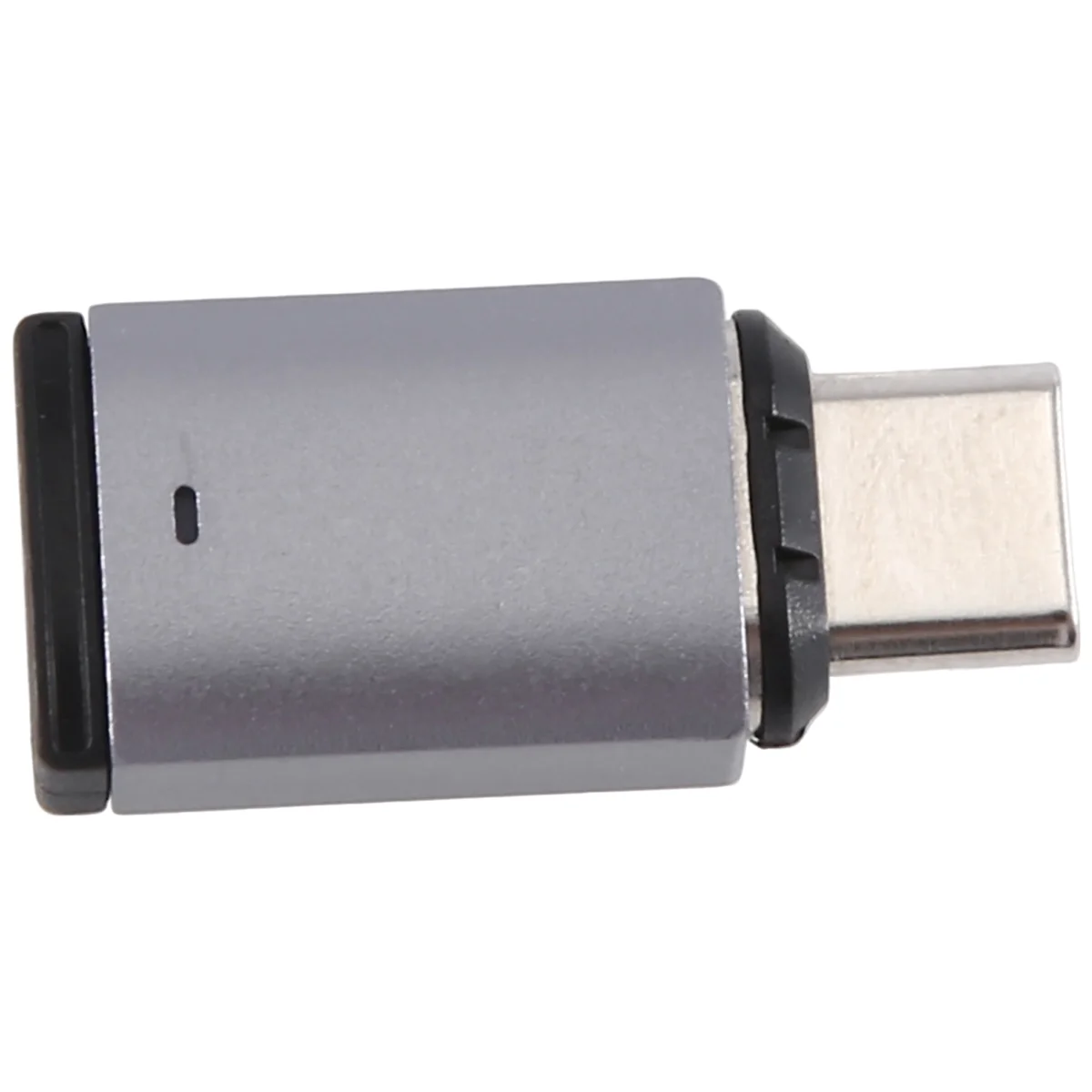 Adaptador magnético USB C macho a hembra, conector OTG recto, 5A, 100W, PD, imán de carga rápida