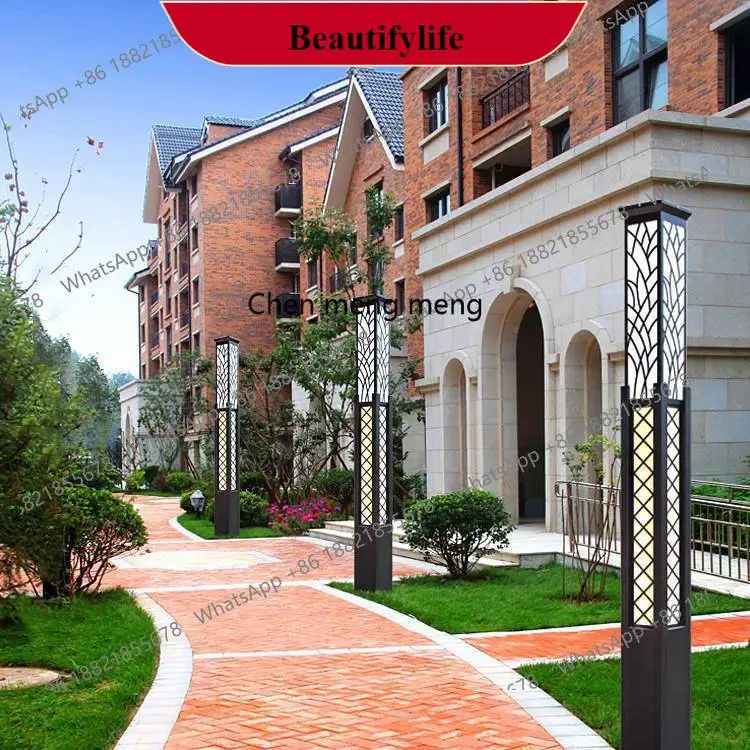 

G153 Ландшафтные садовые фонари Новые китайские квадратные светодиодные уличные водонепроницаемые и устойчивые к ржавчине ландшафтные садовые лампы