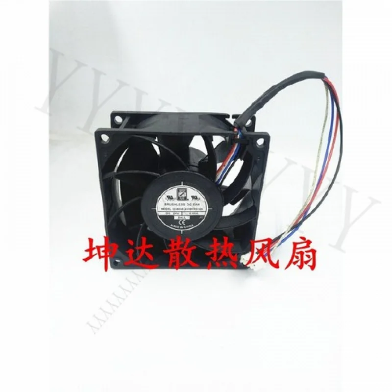 

Y+ FOR OD8038-24HBVXC10A 24V 0.65A 8038 4-wire dual ball cooling fan