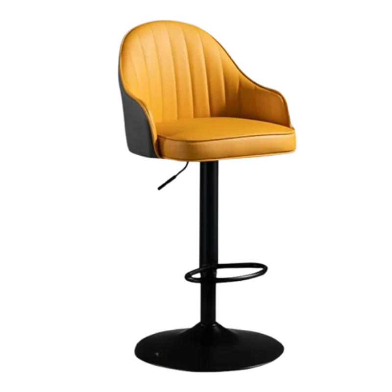 Cadeiras de Bar Pedal Tipo Italiano, Rotate Counter Stool, balcão de recepção, mobiliário moderno, luxo e luz, Pub Chaise Haute Pour Bar