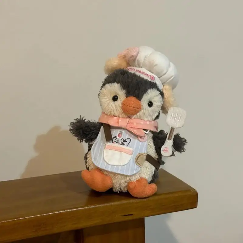 Für 11 cm große Jellycat-/Erdnuss-Pinguin, süßes Plüsch-Welpenküchen-Babykleidungs-Outfit für Jellycat-Tuch, niedliche Dekoration