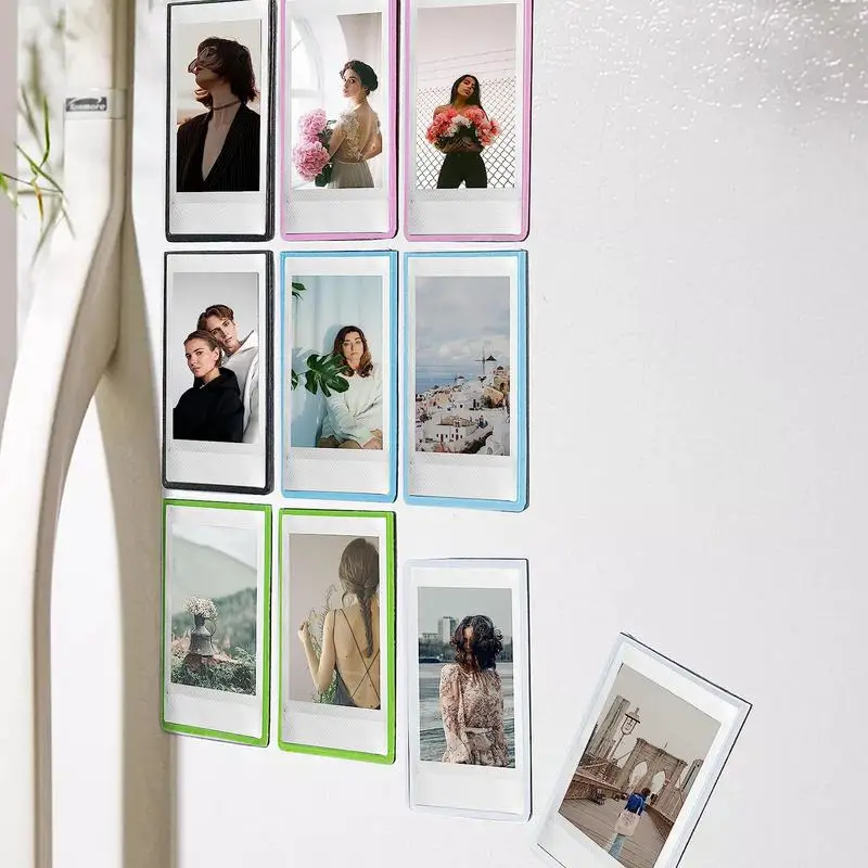 Magnetic Photo Frame for Fridge Small Refrigerator Photo Frame Decor Magnetic Picture Frame with Slim Bezels for Memos Paintings