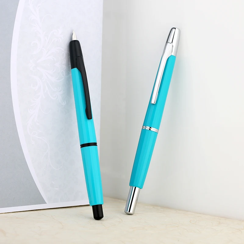 pluma-estilografica-telescopica-de-presion-majohn-a2-punta-de-presion-moldeo-por-inyeccion-version-ligera-practica-para-estudiantes