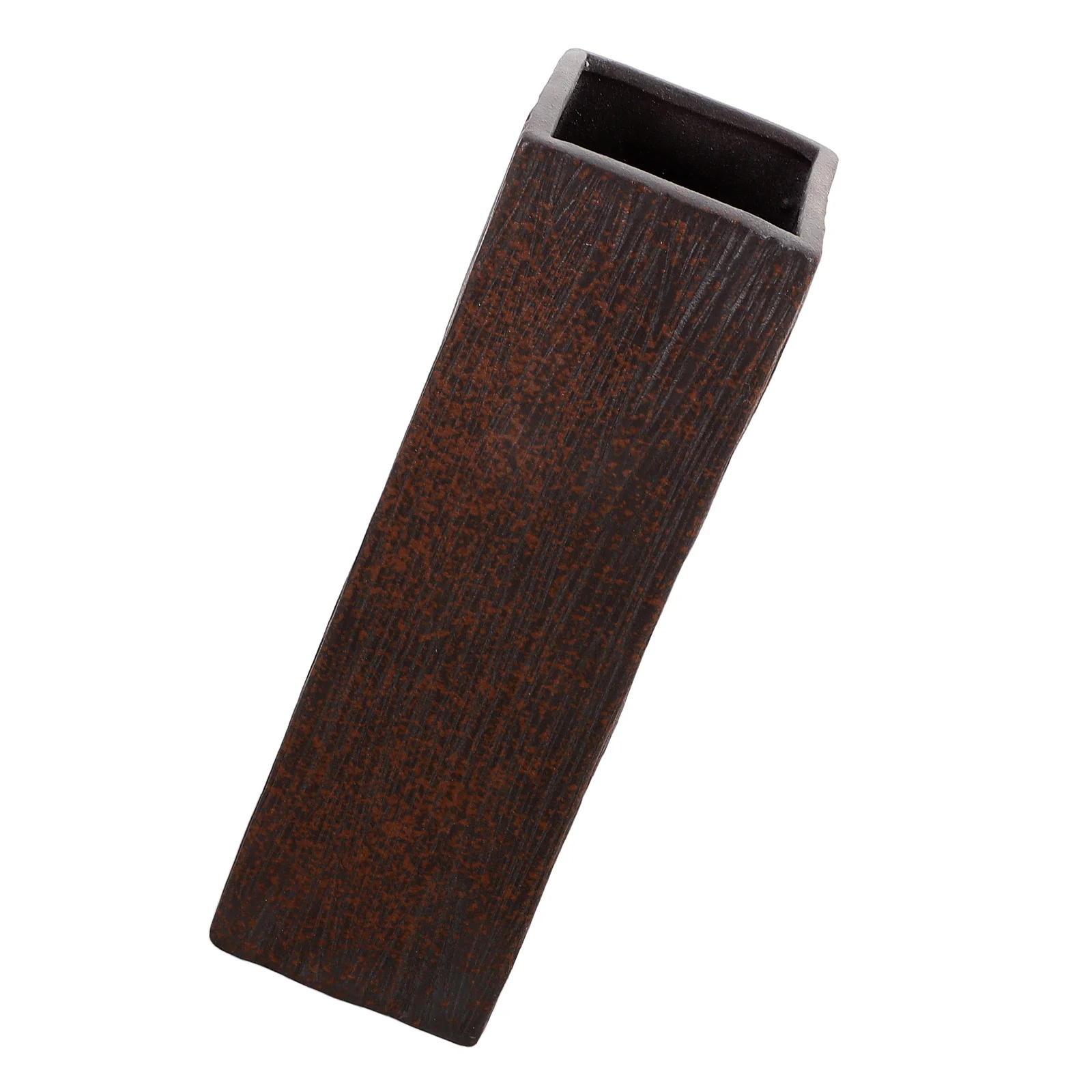 

Rustic Ceramic Vase Vintage Style Handmade Distressed Finish Wide Mouth Vase for Flowers Home Decor Shelf Centerpiece Decoration