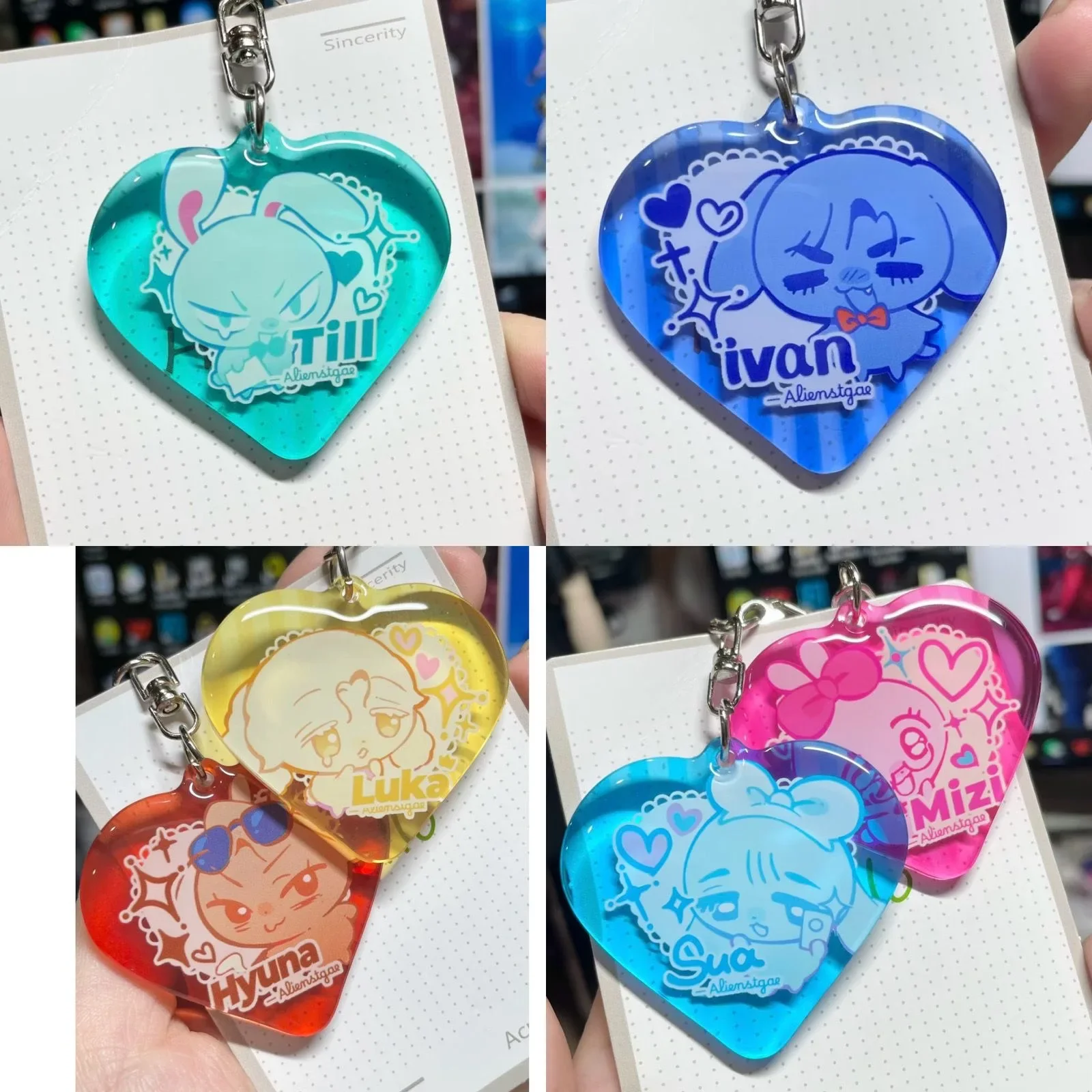 Косплей специальной формы сценический брелок мультфильм милый кулон акриловая сумка встряхивания висячие украшения