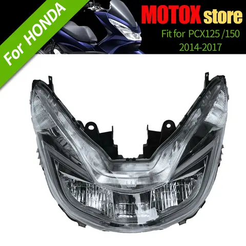 LED Motorcycle Head Light Fit for 2014 - 2017 PCX125 PCX150 HeadLight Assembly Headlamp  PCX 125 PCX 150 2015 2016