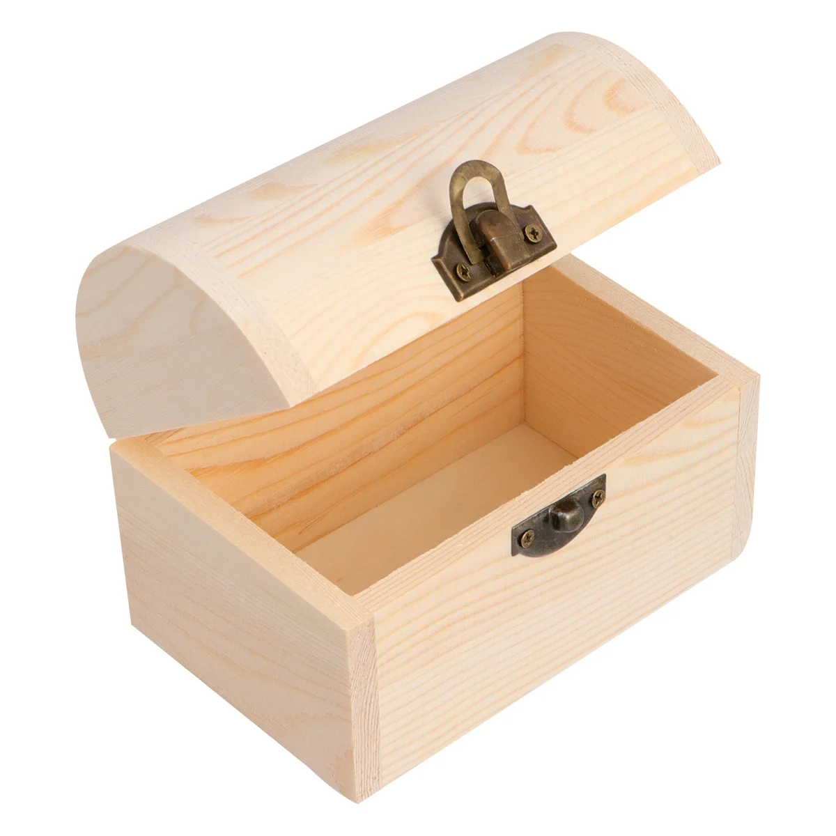 

Arch Wooden Jewelry Storage Container Durable Safe Creative Practical Mini Goods Holder Drawer Closet Organizer