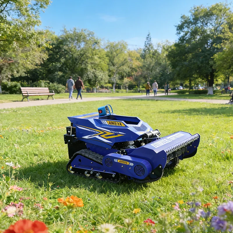 

Customized all terrain farm lawn mower track remote control weeding and weeding integrated machine