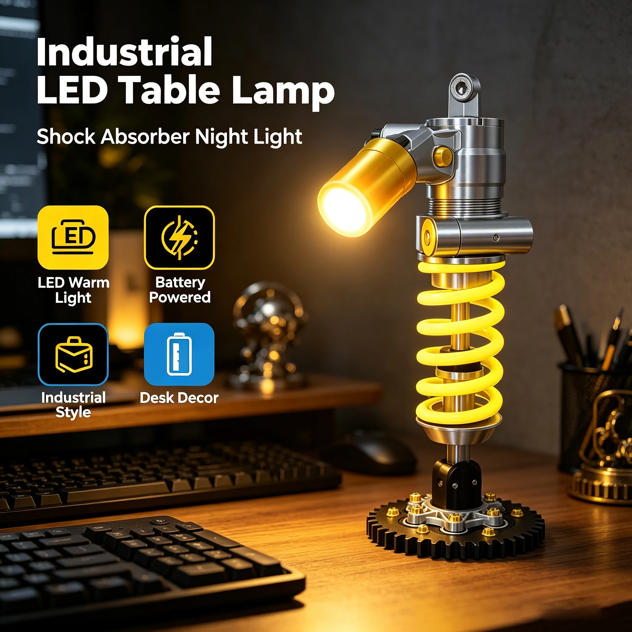 Industrial Style LED Night Lig - đánh giá và giá Accessories For Your Gaming Room