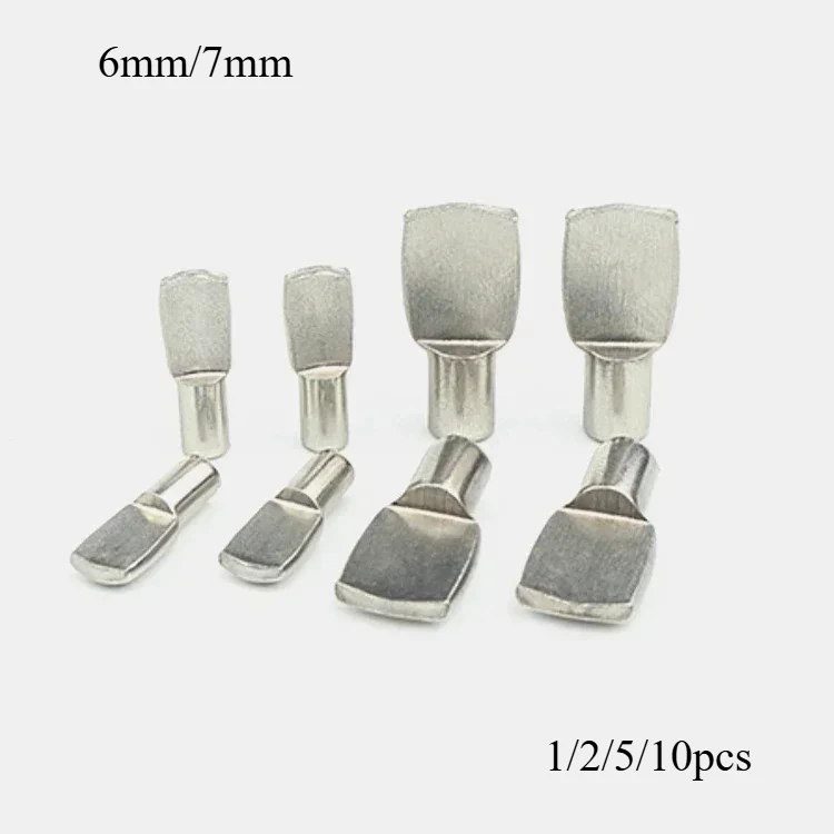 New 7mm Straight Duckbill Board Bracket Nail Thickened Cabinet Partition Fixing Piece Metal Layer Board Bracket Used for Cabinet