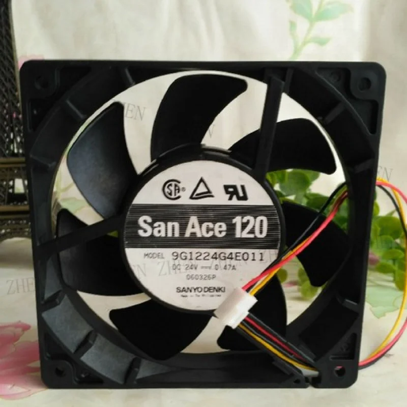 

Y 1 шт. новый для SANYO 9G1224G4E011 12025 24 В 0,47 А 3-проводной вентилятор охлаждения # GL