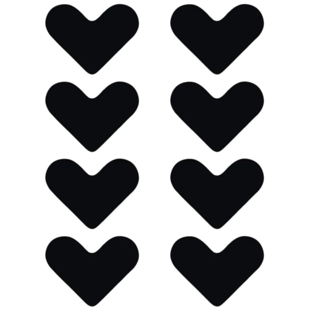

8 Pcs Carpet Stickers Non Slip Back Pads Double Sided Rug Tape for Household Heart Shaped Pu Bathrooms Kitchens Lightweight