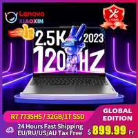 Lenovo Xiaoxin Pro16 Laptop Ryzen R7 7735HS Ultrabook 16G RAM 1T SSD 16-inch 2.5K 120Hz IPS Full Screen Notebook