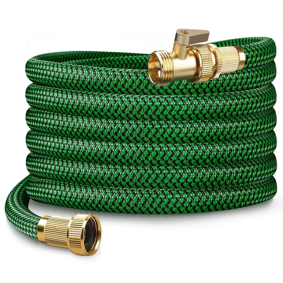

Garden Hose 255ft, NonExpandable Hose, Heavy Duty KinkResistant Flexible Water Hose with HighDensity Fabric,LeakProof Hose Metal