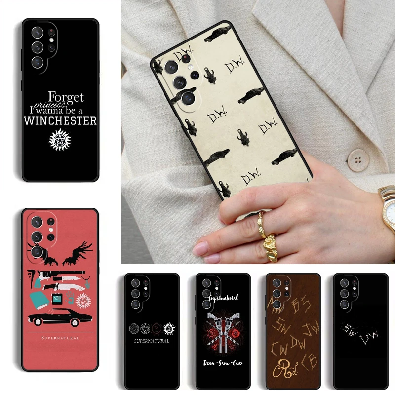 Чехол для мобильного телефона Supernatural SPN Dean And Sam для Samsung Galaxy S26 S25 Ultra S24 S23 S22 S21 Plus Note 10, чехол-бампер