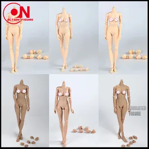 متوفر في المخزون 1/6 دمى أنثى تان بيضاء شكل العمل 12 أفضل 10 مبيعات لدمى الرأس الكبير - رقم 6