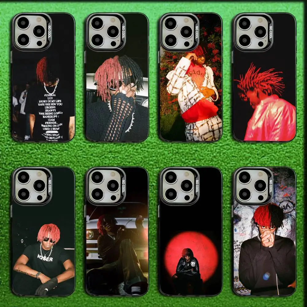 DC The Don Funda de teléfono para iPhone 16,15,14,13,12,11, Mini,Pro,E,SE4,MAX Candy Matte Funda negra a prueba de golpes
