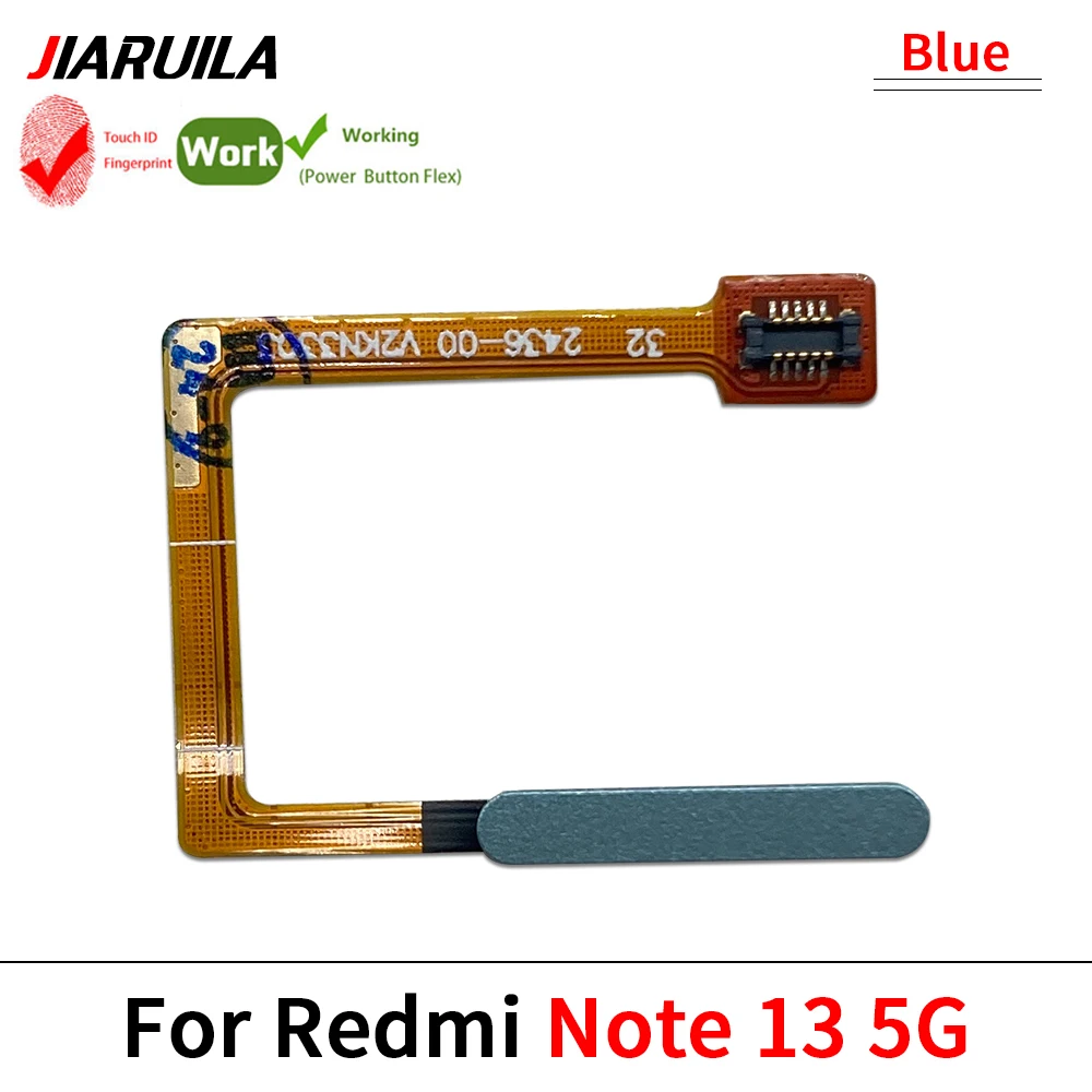 NEW For Xiaomi Redmi 13C Note 13 4G 13 Pro 5G ID Home Button Fingerprint Menu Return Key Recognition Scanner Sensor Flex Cable image 5