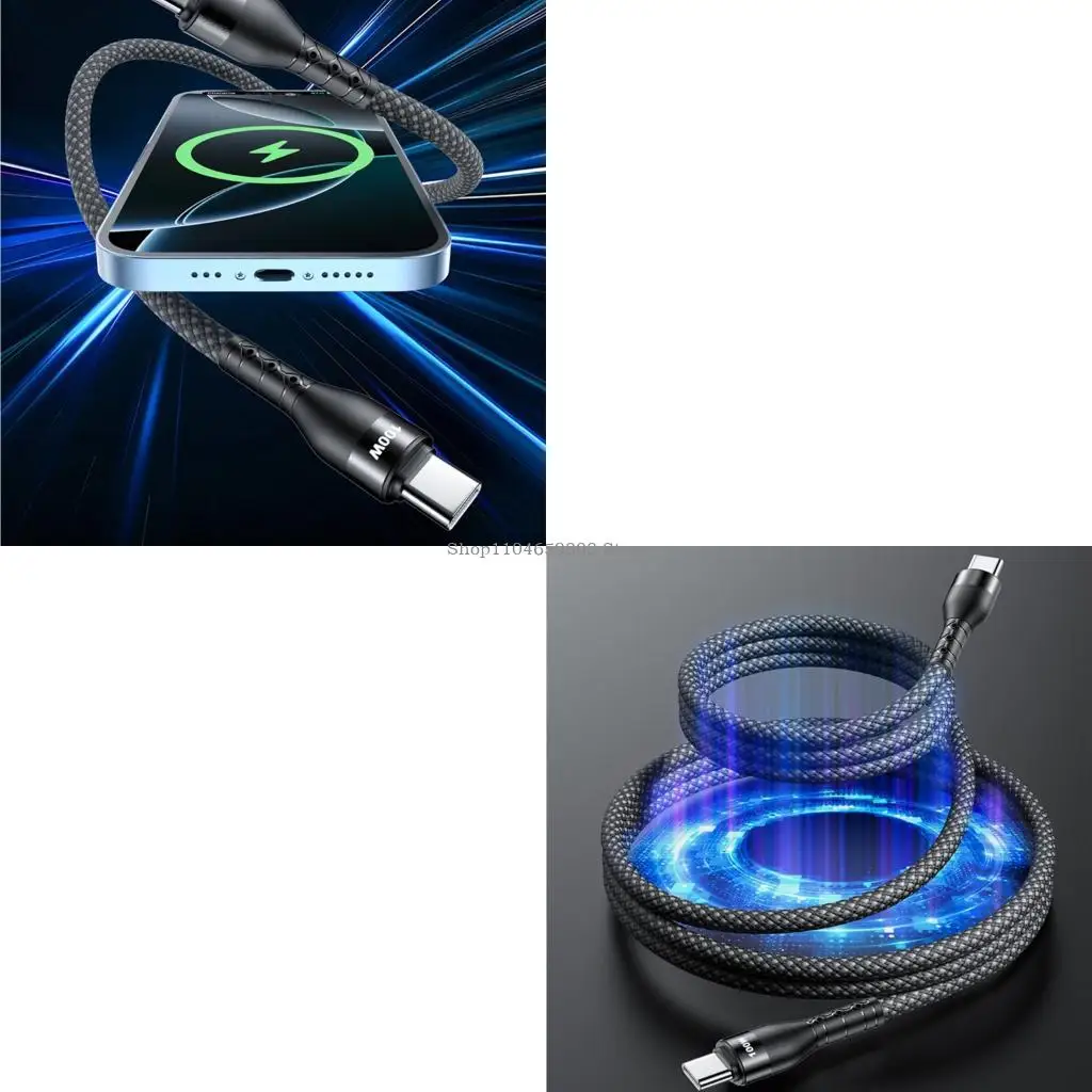 USB C To USB C Cable Type C Data Cable PD100W Quick Charging for Business