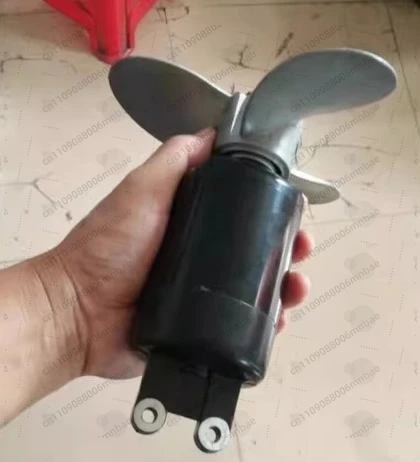 DIY Elektro-Außenbordmotor-Propeller 500W/200W Hängepropeller Gummiboot 12V Unterwassermotor-Propeller
