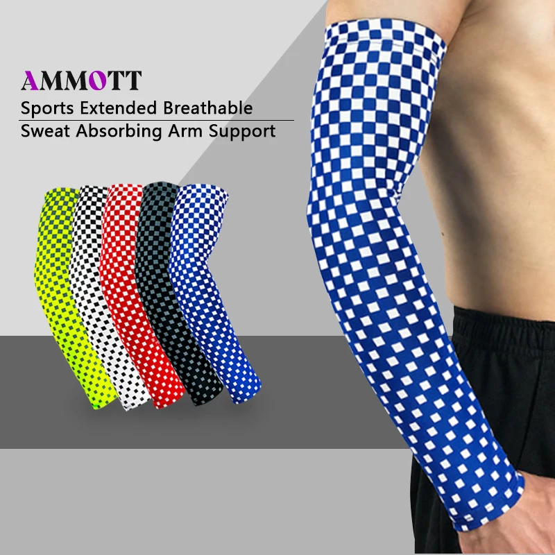 1Pcs Breathable Compression UV Protection Cooling Arm Sleeve for Cycling,Running,Golf,Driving,Basketball,Football,Outdoor